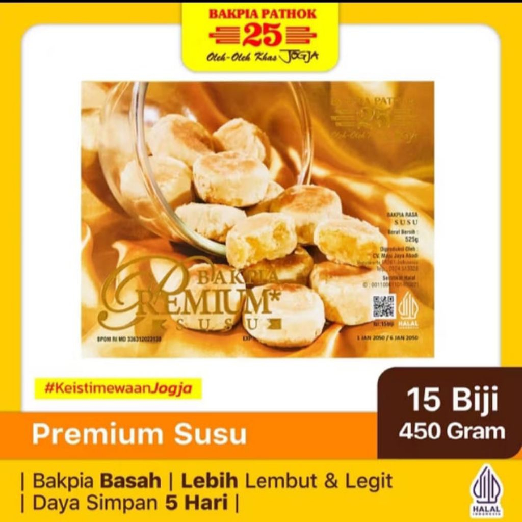 BAKPIA PATHOK 25 PREMIUM KHAS JOGJA - free vaccum