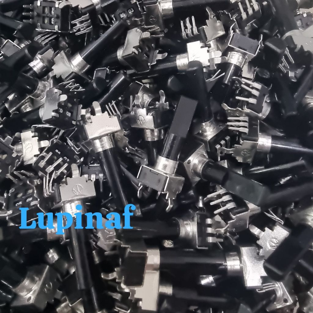 POTENSIO MIXER 3P KECIL HITAM 10K 50K 100K KAKI TEKUK