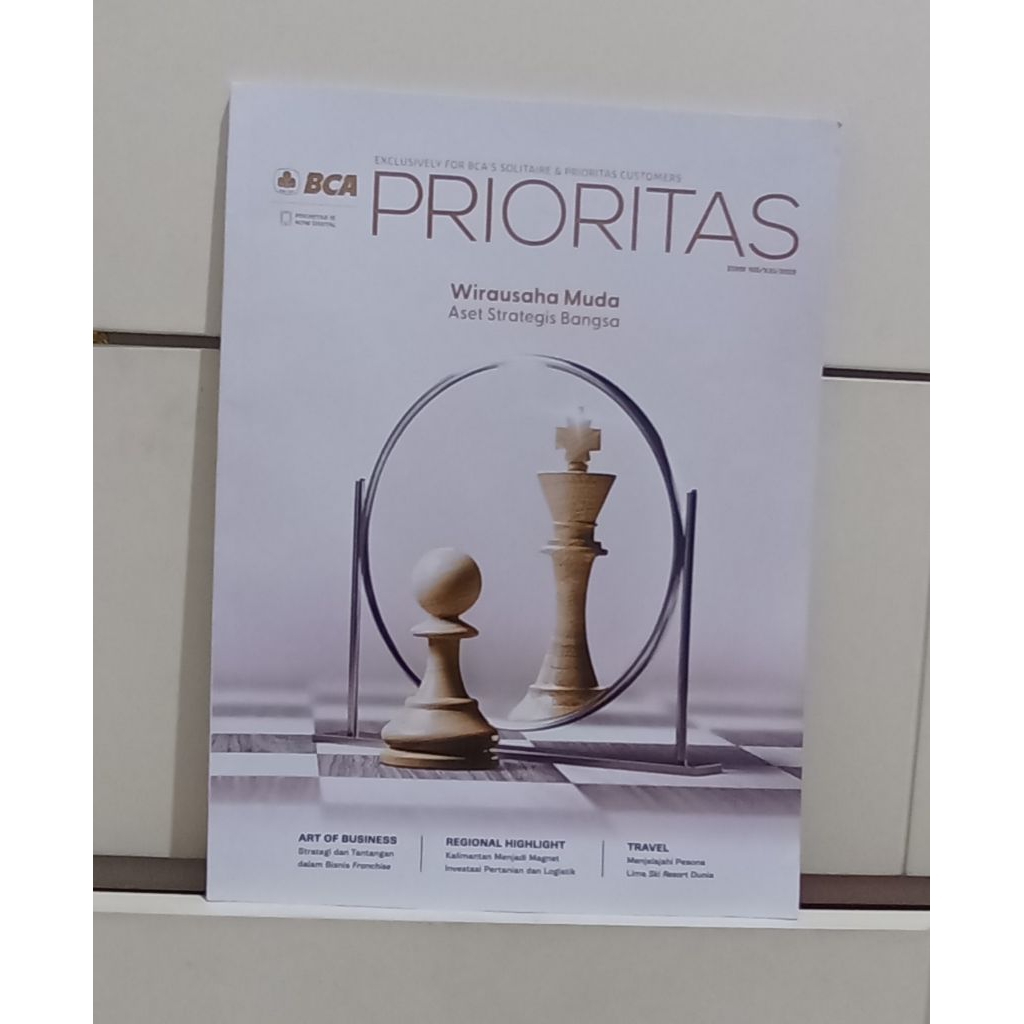 Majalah PRIORITAS BCA Terbaru "Wirausaha Muda"