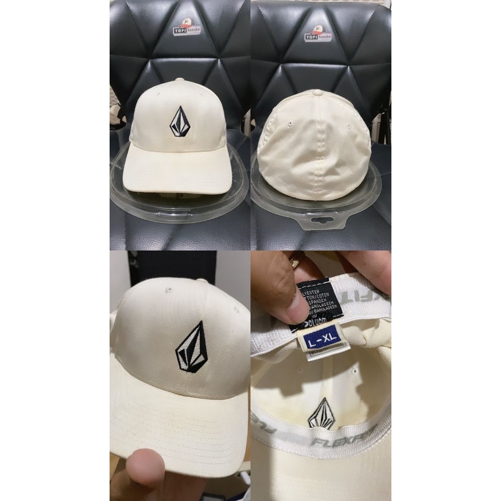 Topi Volcom Model Build Up Siza L-XXL Lk 58-60cm (jarang)