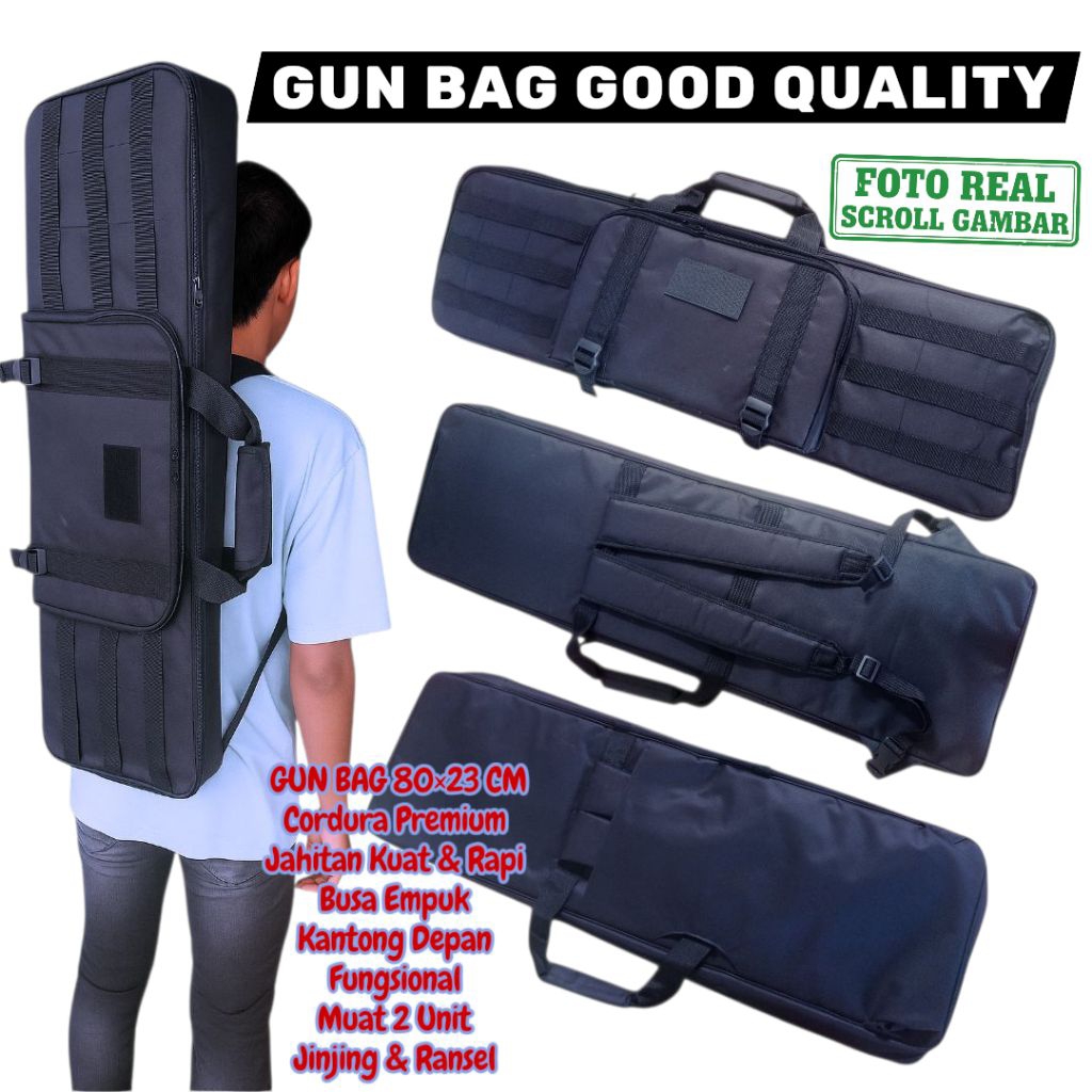 Tas Senjata SS1 AK 80cm Codura Premium Tebal – Tas Gun Bag, tas senapan, Softcase Senjata, Sarung Se