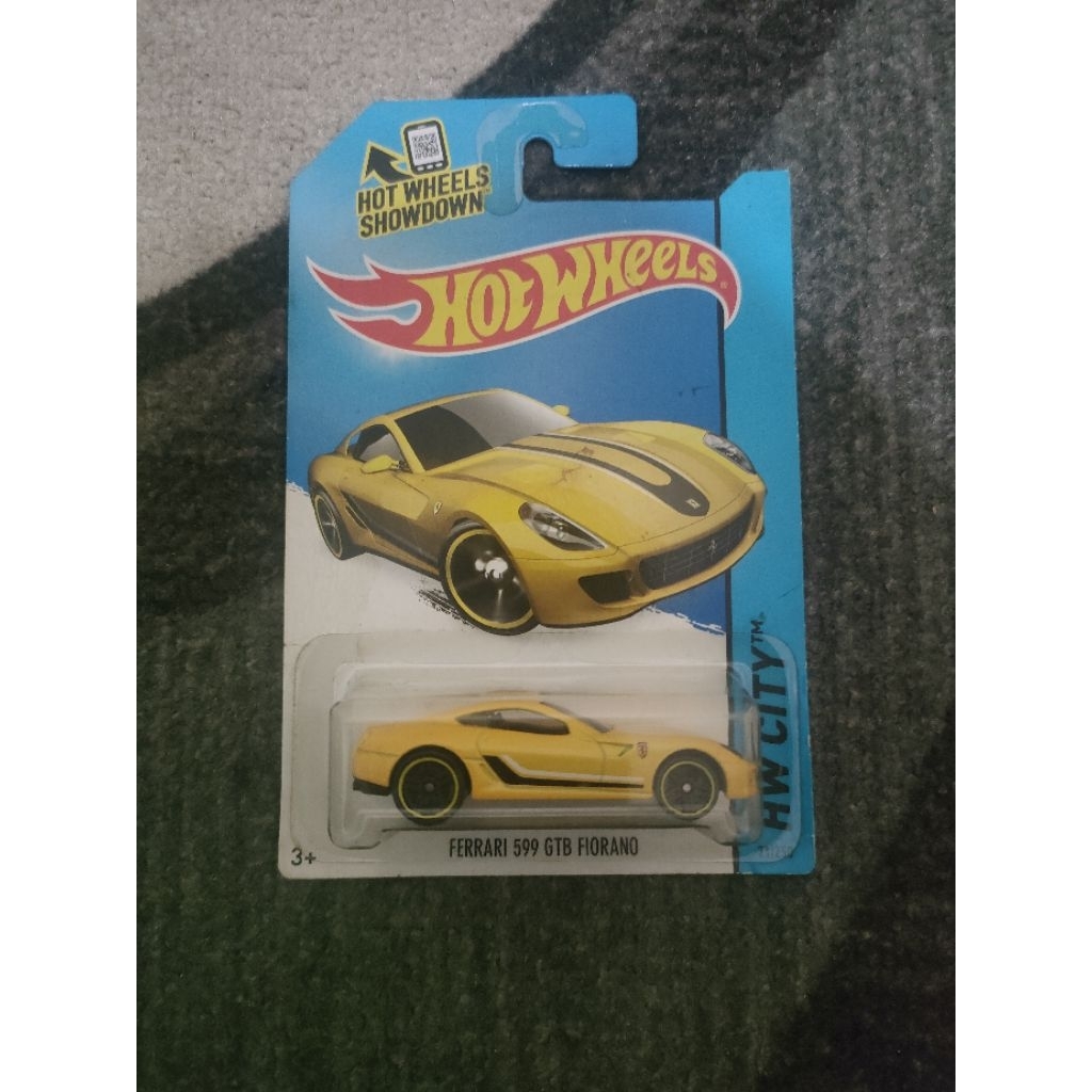 Hot wheels Ferari 599 GTB Fiorano Reguler Card