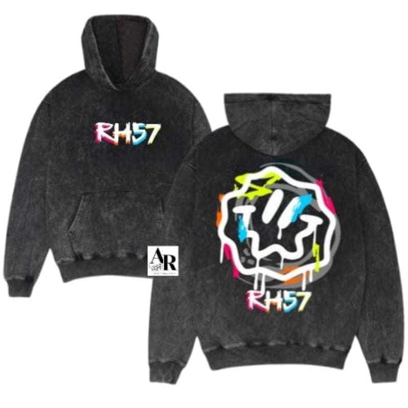 RH57 Hoodie Sweater Fleece Sandwash M-XXL