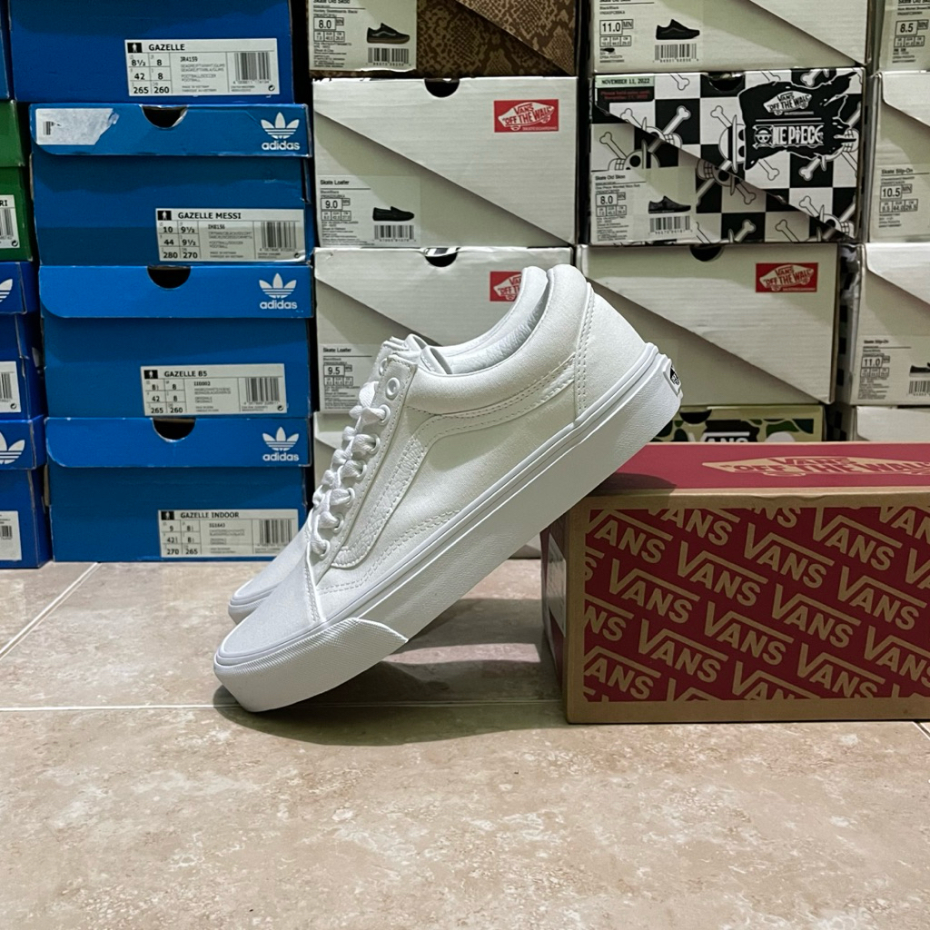 Vans old skool true white classic (Resmi PT NAVYA)