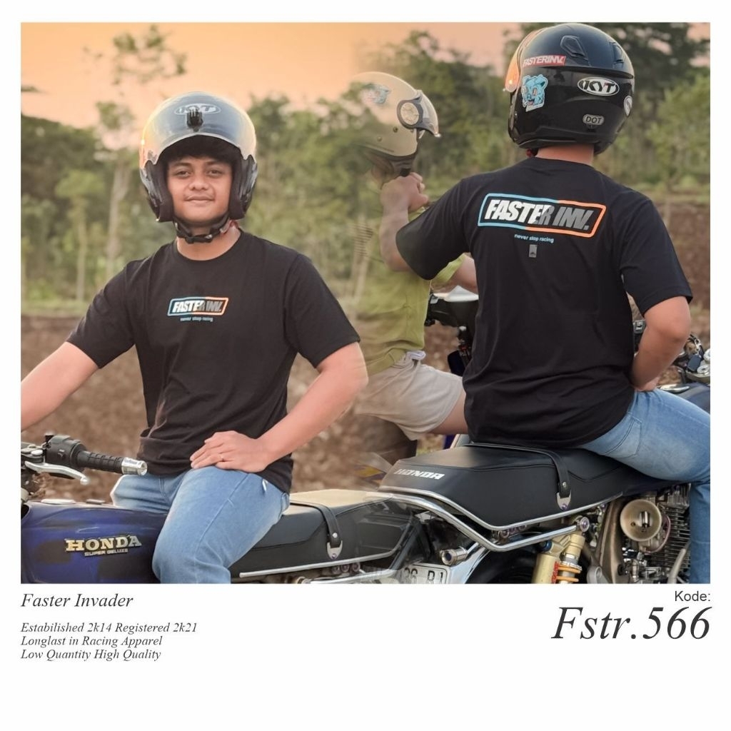 kaos faster invader kode 566 original