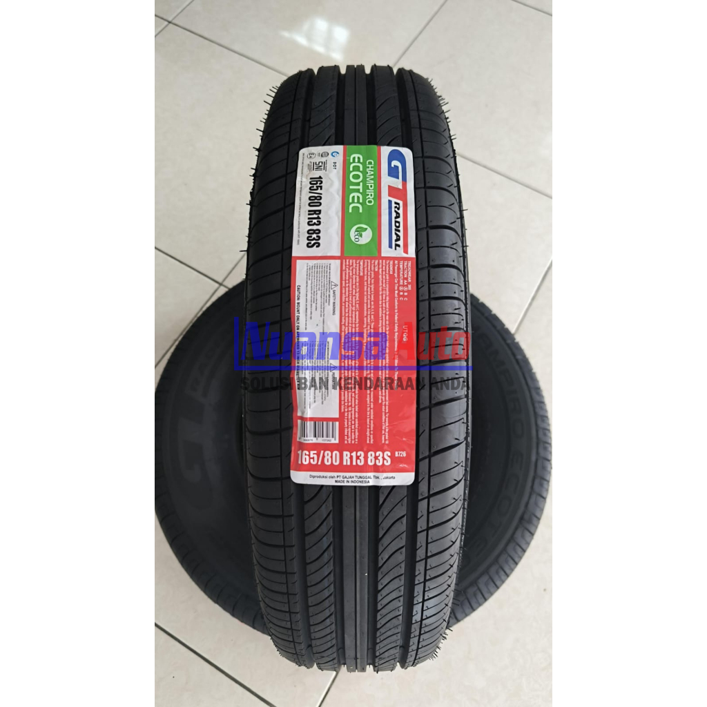 GT Radial Ecotec 165/80 R13 Ban Mobil Kijang Super, Corolla DX, Charade