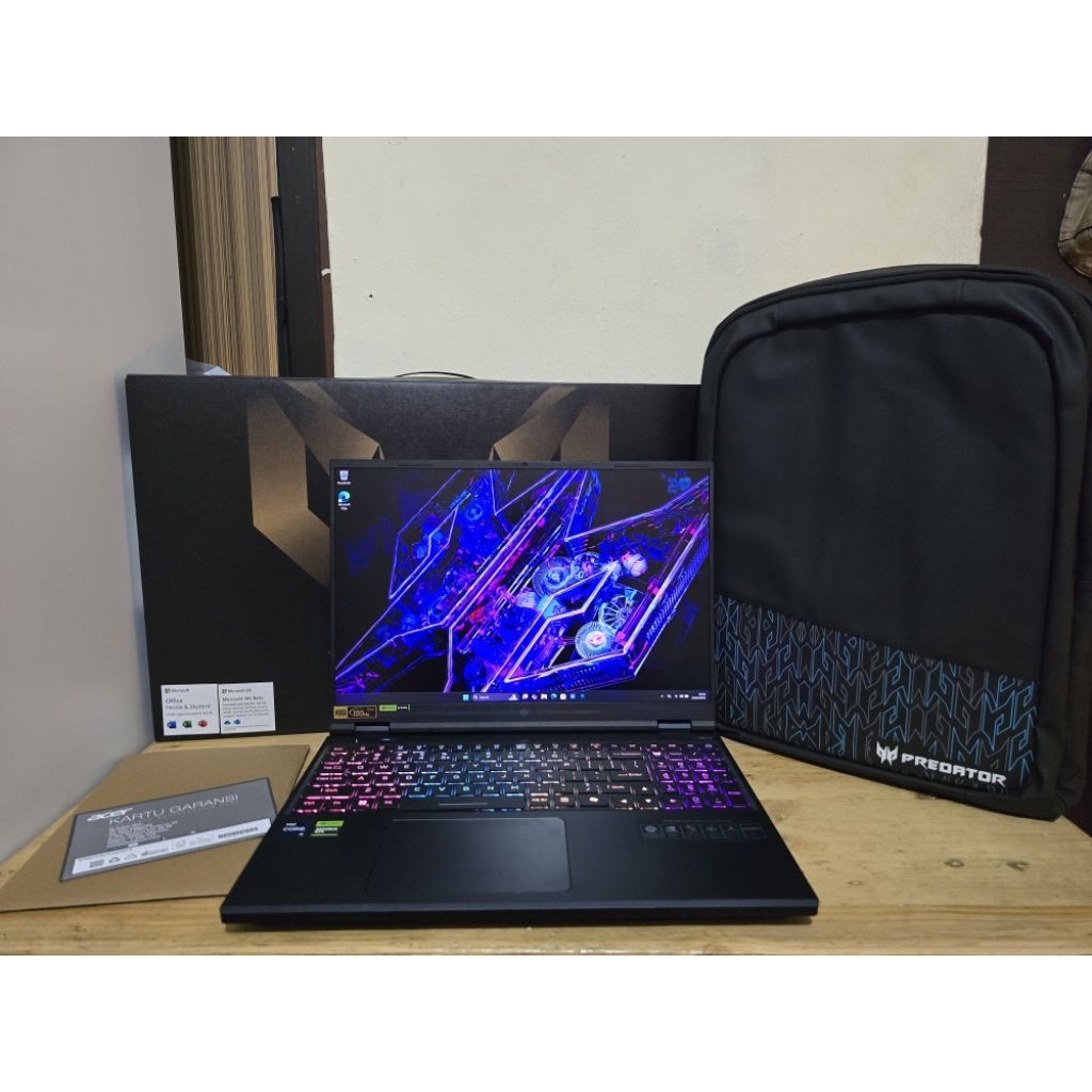 ACER Predator Helios Neo 16 i9 14900HX RTX4060 32gb 1tb 180hz Garansi Resmi 2028
