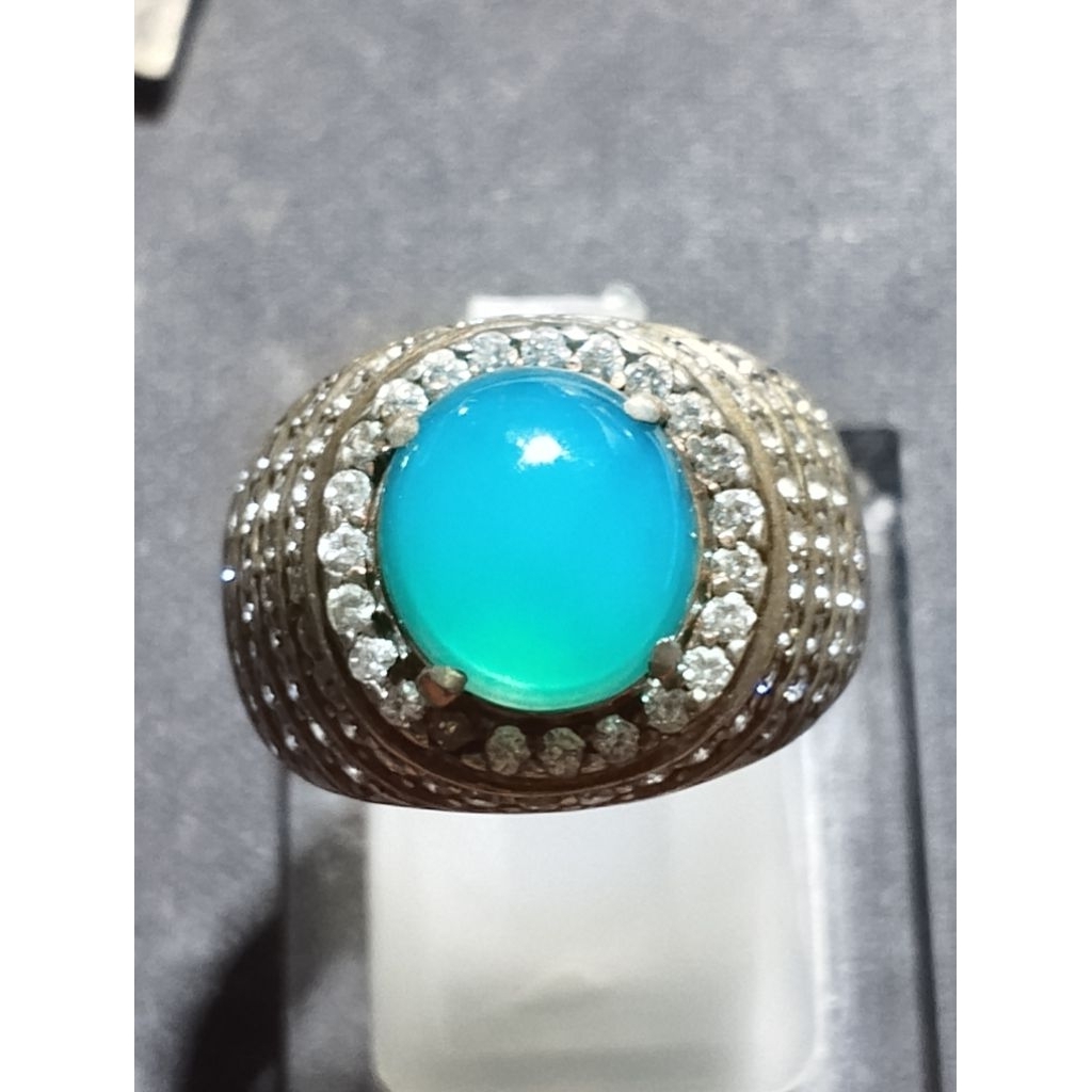 bacan doko bulat giwang size kantoran ring perak
