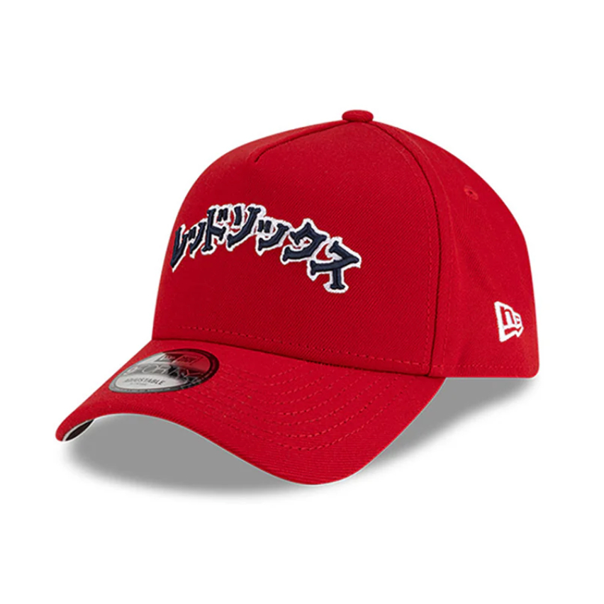 Topi New Era 9Forty A-Frame Hyperfly Katakana x MLB Boston Red Sox Snapback Cap 100% Original