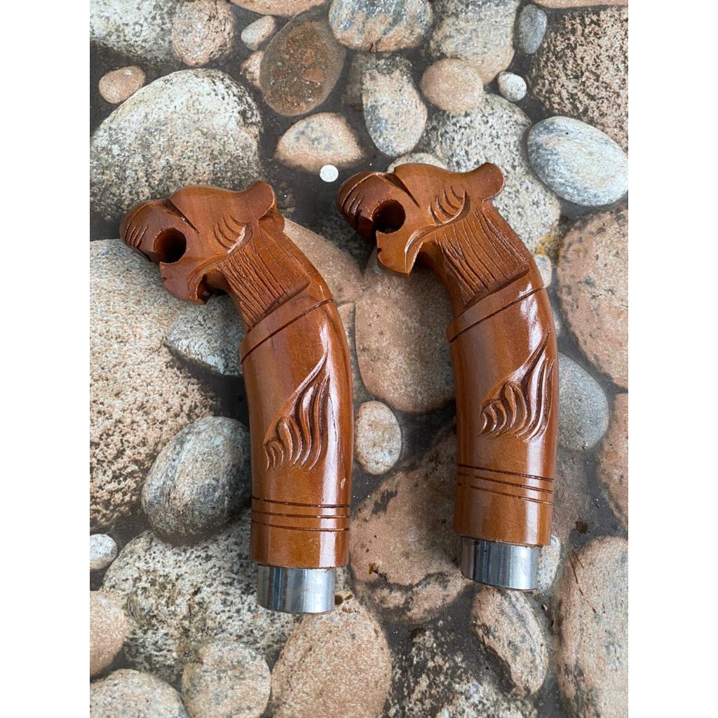 Gagang Golok Ukiran Macan