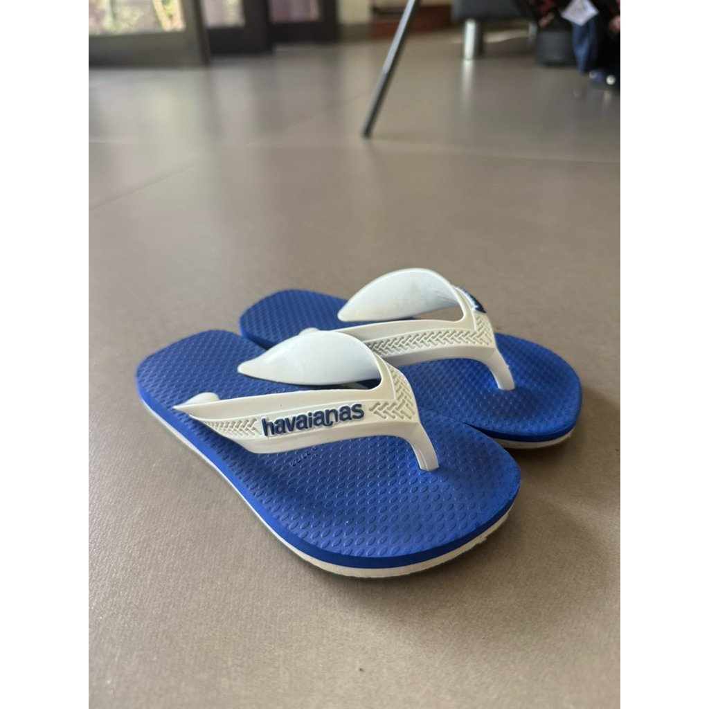 Sandal Havaianas anak blue size 25-26/15cm original preloved