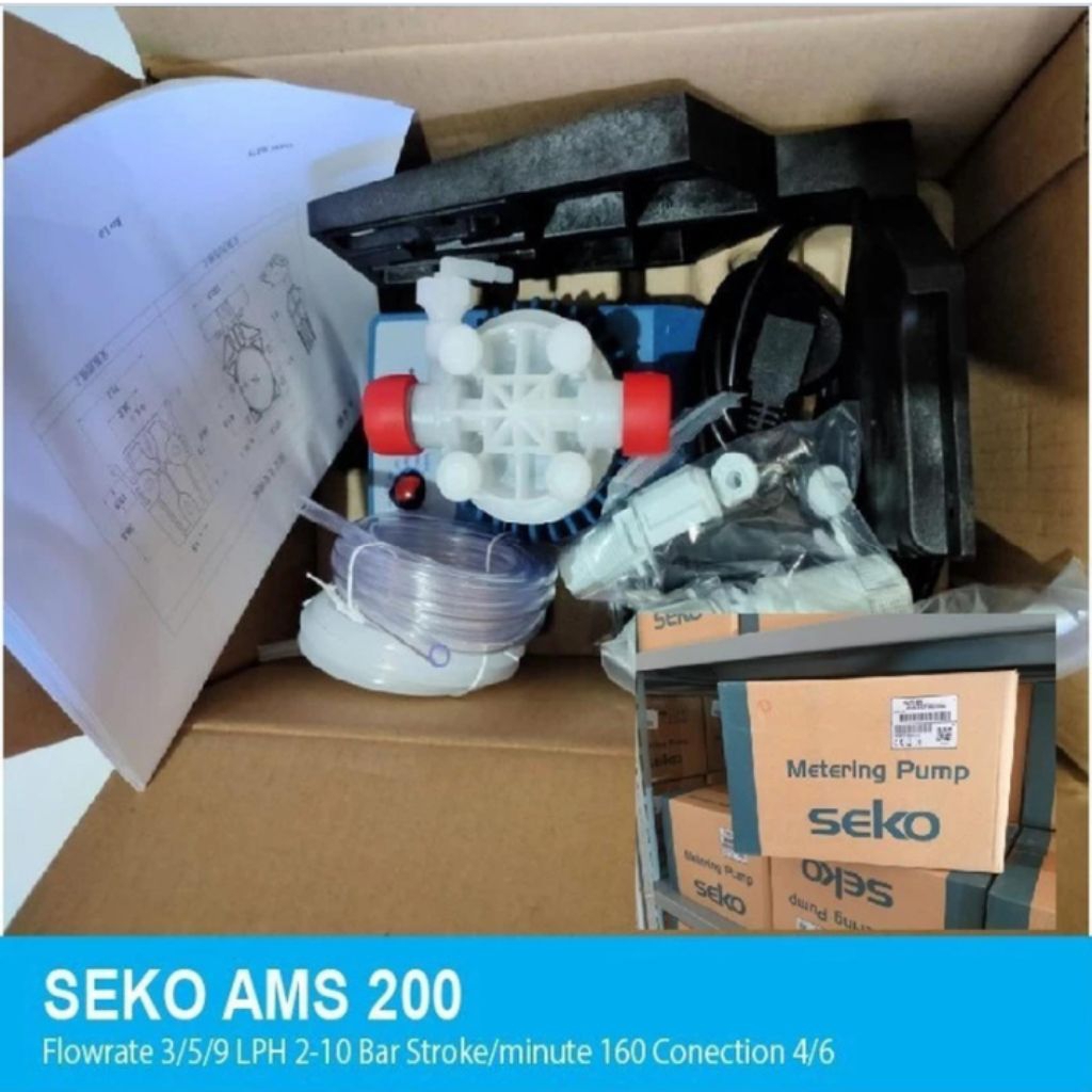 Dosing Pump SEKO AMS 200 pompa dossing chemical Seko Dosing pump Kimia￼
