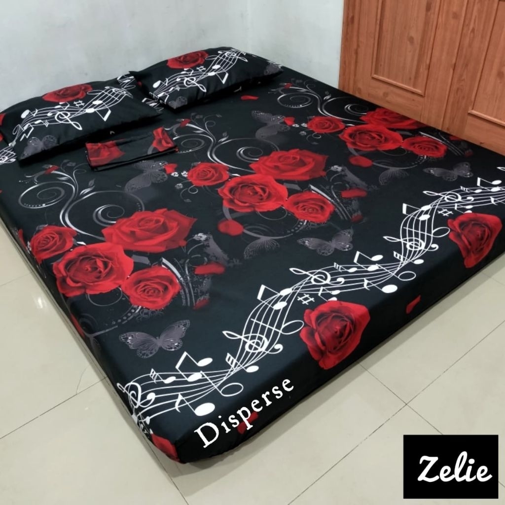Sprei homemade murah motif my melody rose new