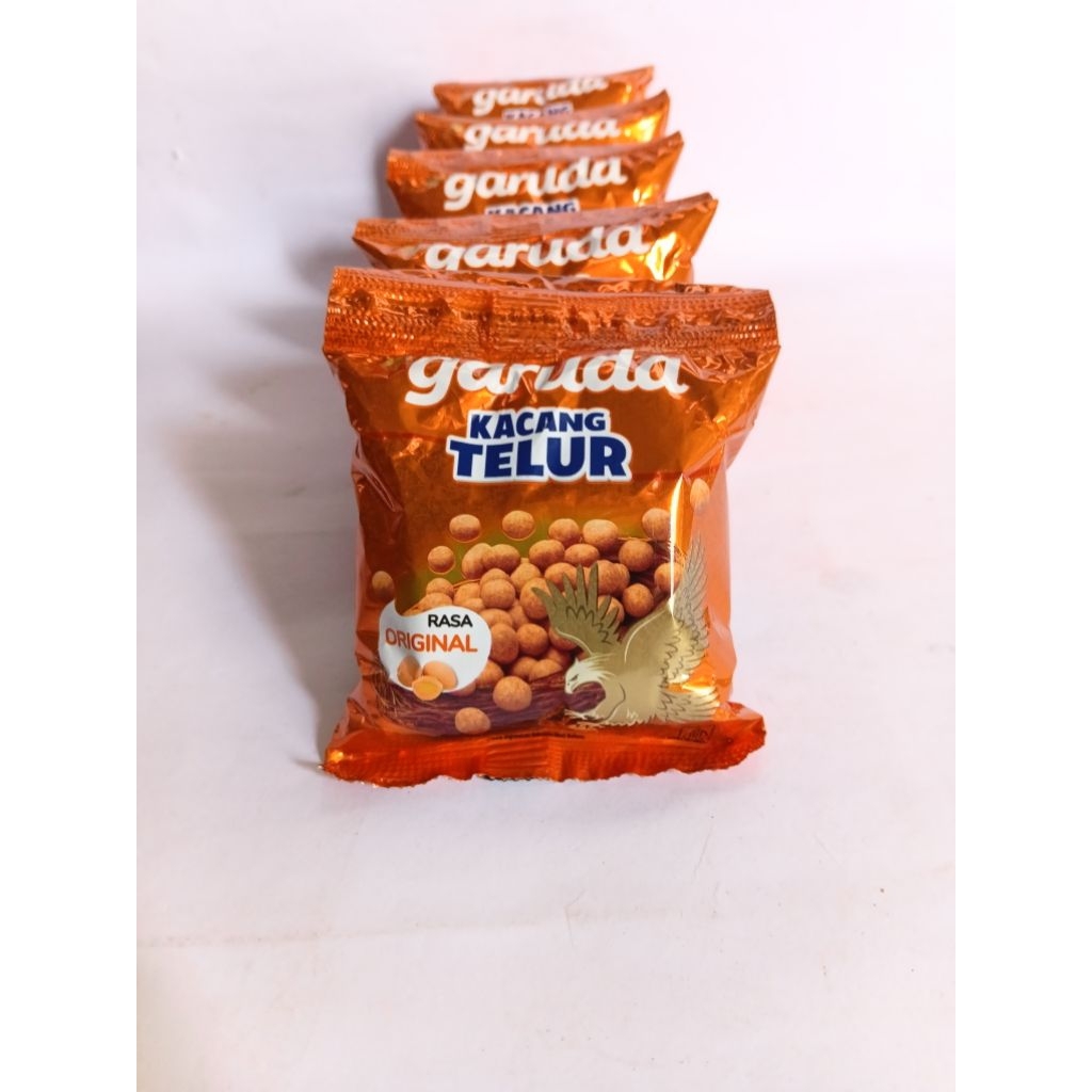 Makanan Ringan Kacang Telur Garuda Renceng