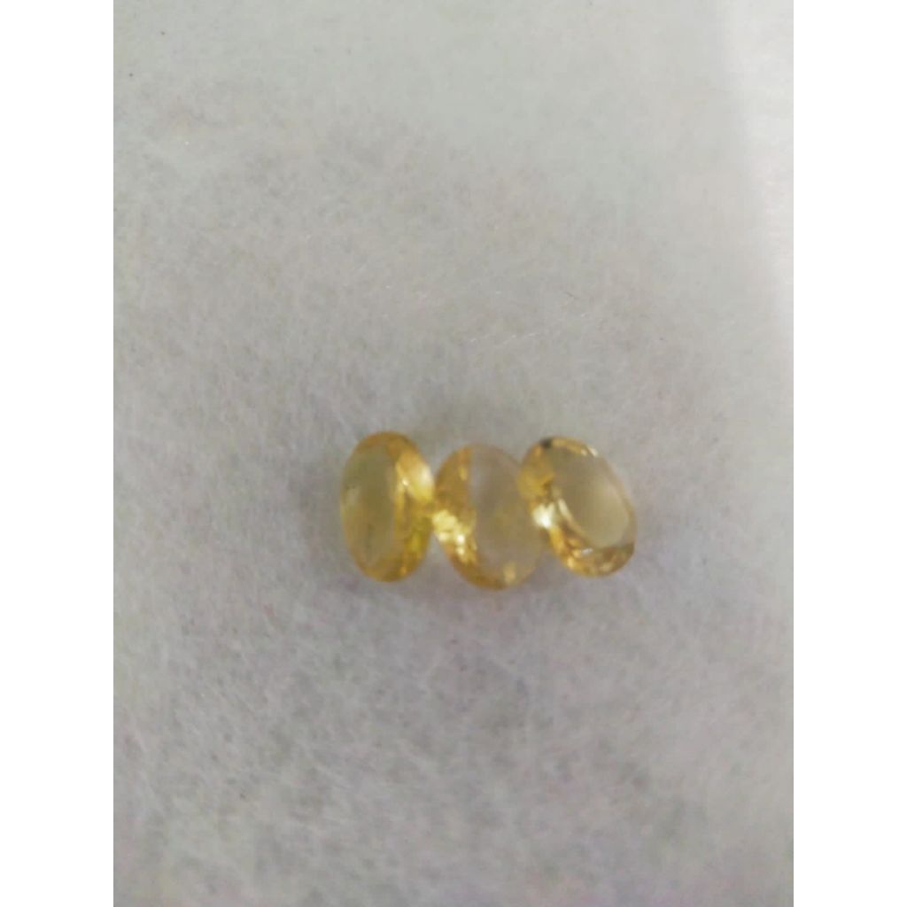 batu citrine quartz oval cutting