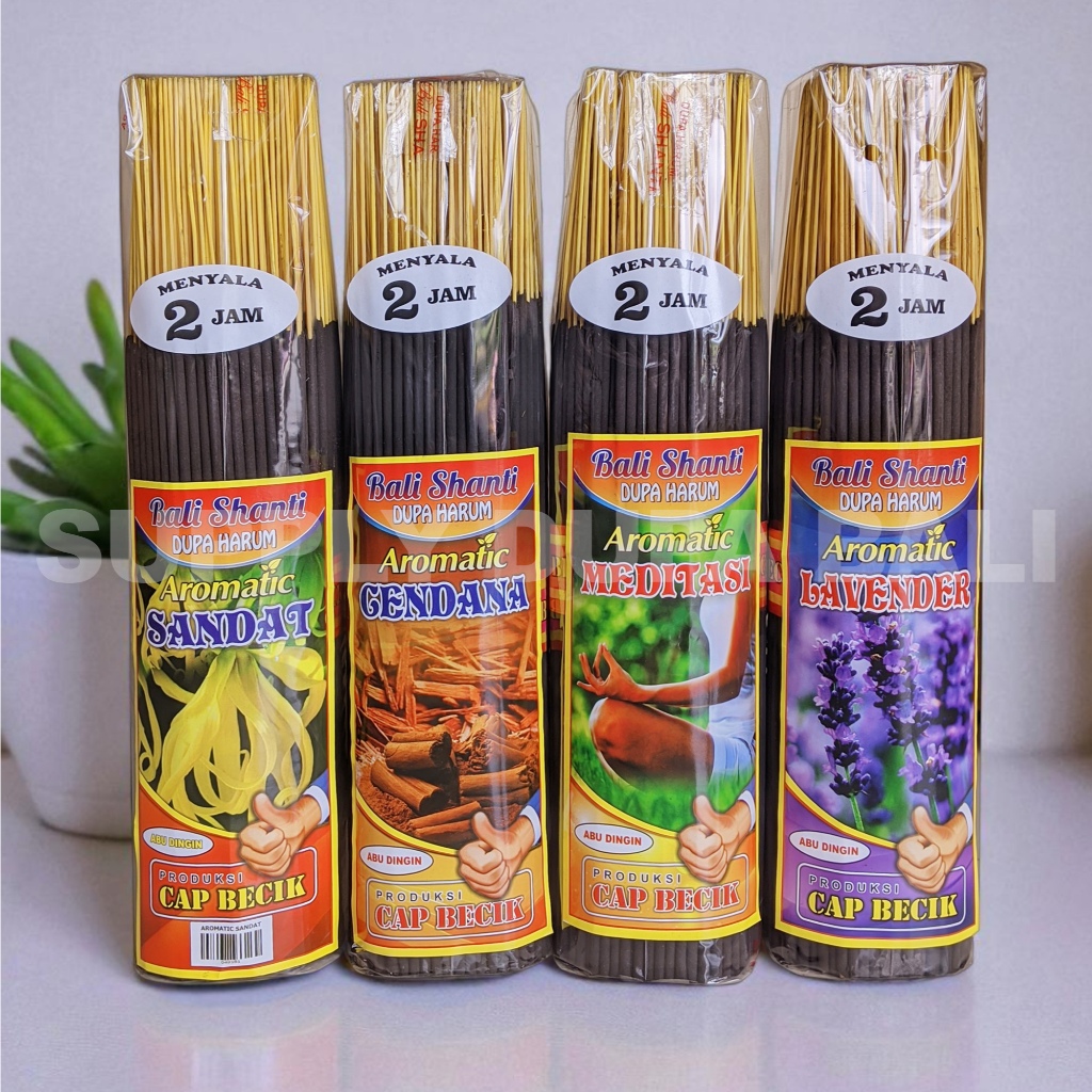 Dupa Bali Shanti Harum Cap Becik 2 Jam Abu Tidak Panas