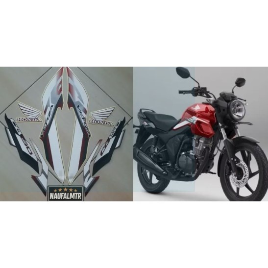 STRIPING STANDAR HONDA VERZA CB150 MERAH HITAM 2022 POLET