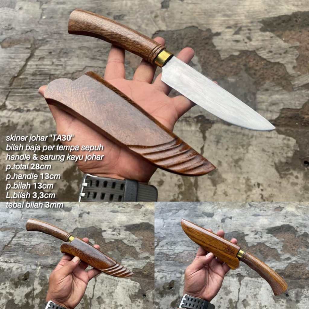 PISAU SKINNER SURVIVAL BUSCRAFT