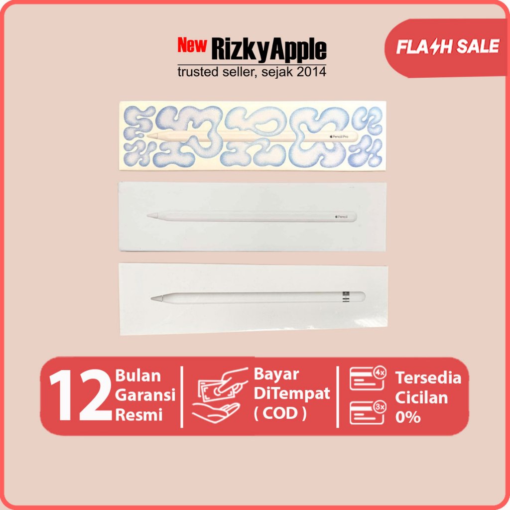 Apple Pencil Gen 1 - Pencil Gen 2 - Original Garansi Resmi