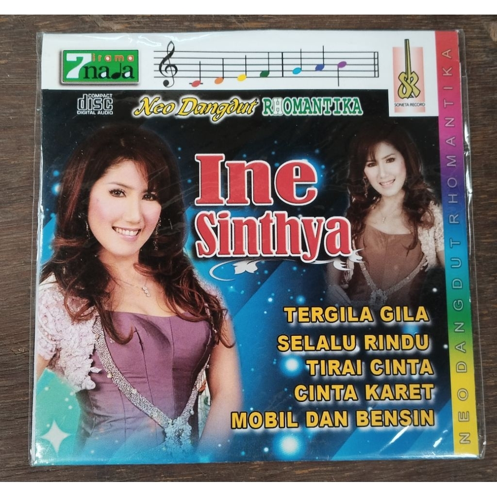 kaset original cd audio lagu ine sinthya
