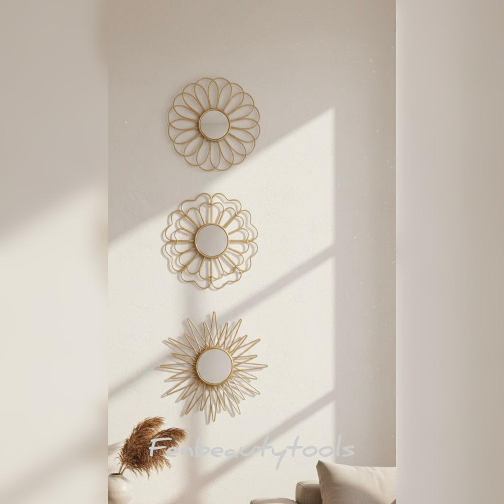 Cermin Gantung /Cermin Aesthetic /Cermin Dinding Kaca Dinding /Hiasan Dinding /Dekorasi Dinding Cerm