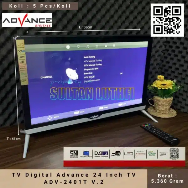 TV Digital Advance 24 Inch TV ADV-2401T V.2