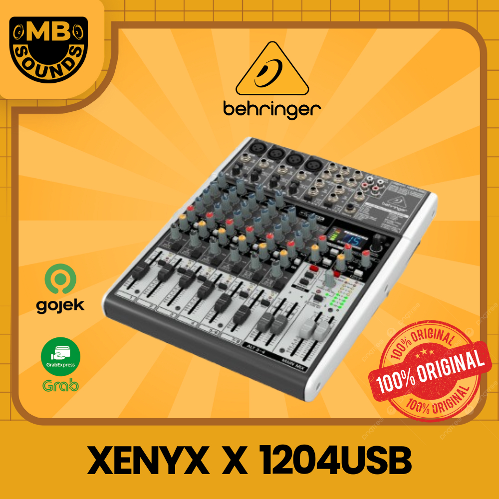 BEHRINGER XENYX X1204USB / X-1204USB / X1204 USB MIXER AUDIO ORIGINAL