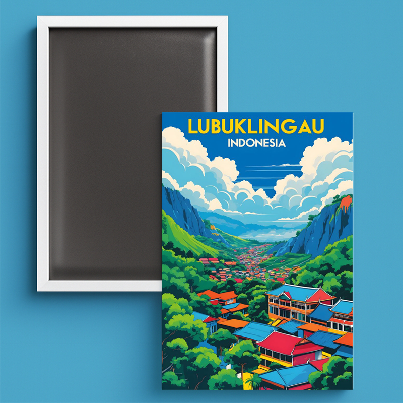 Betterbuys.Co Souvenir Oleh Oleh Magnet Kulkas Sumatera Aceh Medan Padang Palembang Fridge Magnet