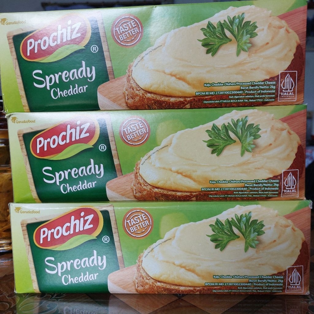 Keju Prochiz Spready 2kg | Keju Spready 2 kg Cheese Spread / Keju Oles