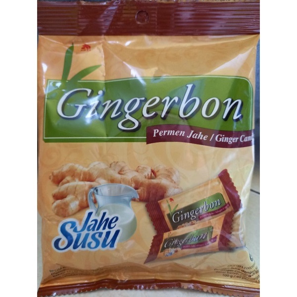 GINGERBON permen Jahe susu Bag isi 40pc PROMO 