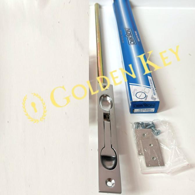 Flush Bolt Dekkson Dekson FB SQ 501 SQ501 370mm 370 MM ZC Grendel Tanam Slot Pintu Besi