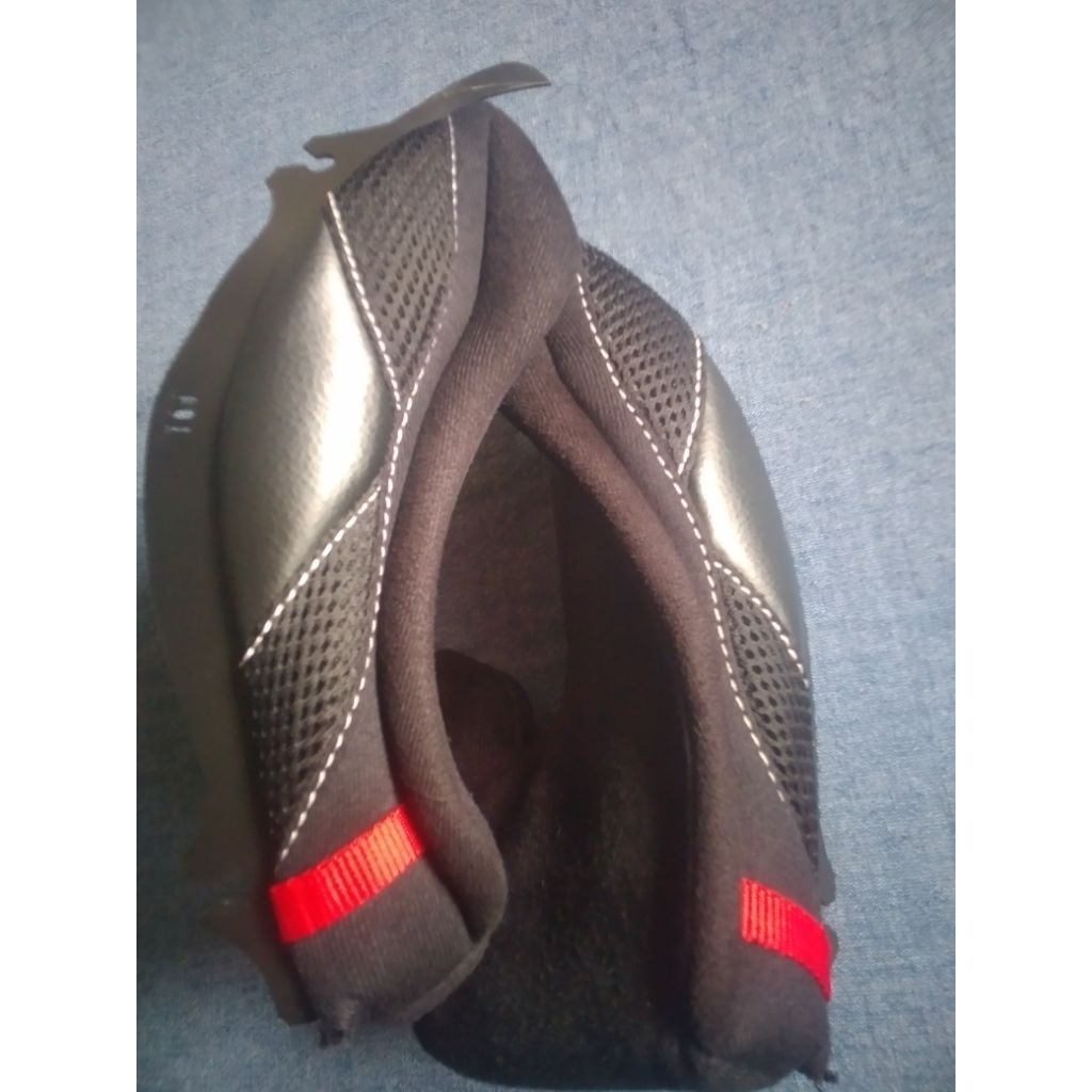 sepaket cheekpad  original nhk mark 1 DOBLE VISOR size L ketebalan 1cm second mulus