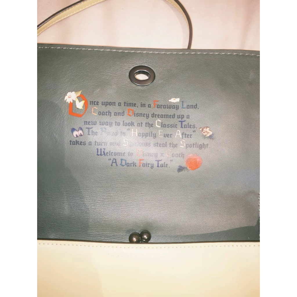 Yellow bag Disney x coach