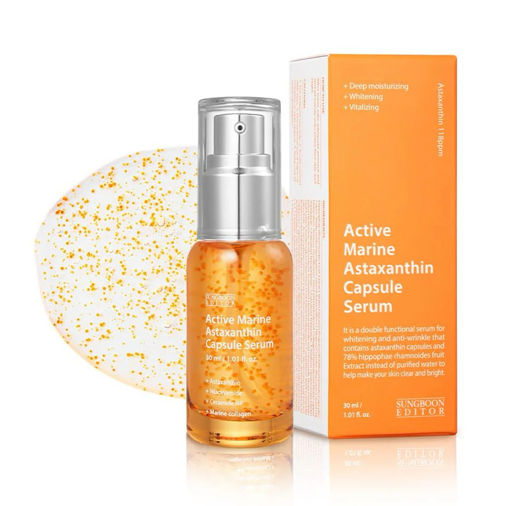 SUNGBOON EDITOR Active Marine Astaxanthin Capsule Serum 30ml/ Sungboon Editor Active Marine