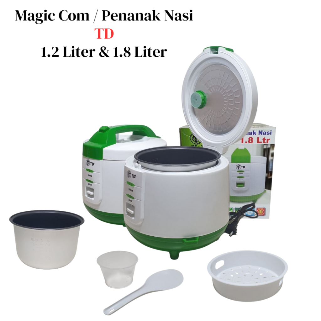 MAGIC COM / PENANAK NASI TD 1.2 LITER & 1.8 LITER