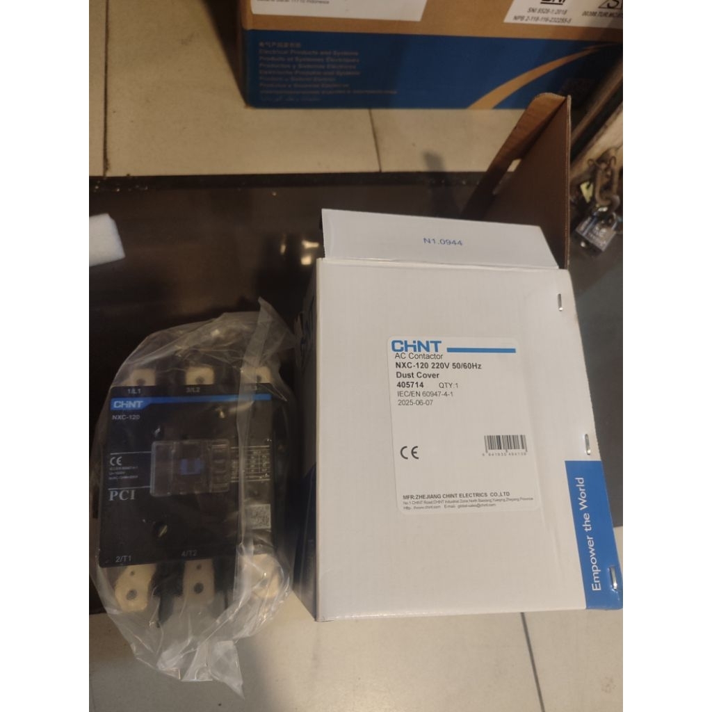 Kontaktor Chint NXC - 120 55kW 3P Contactor 2NO + 2NC