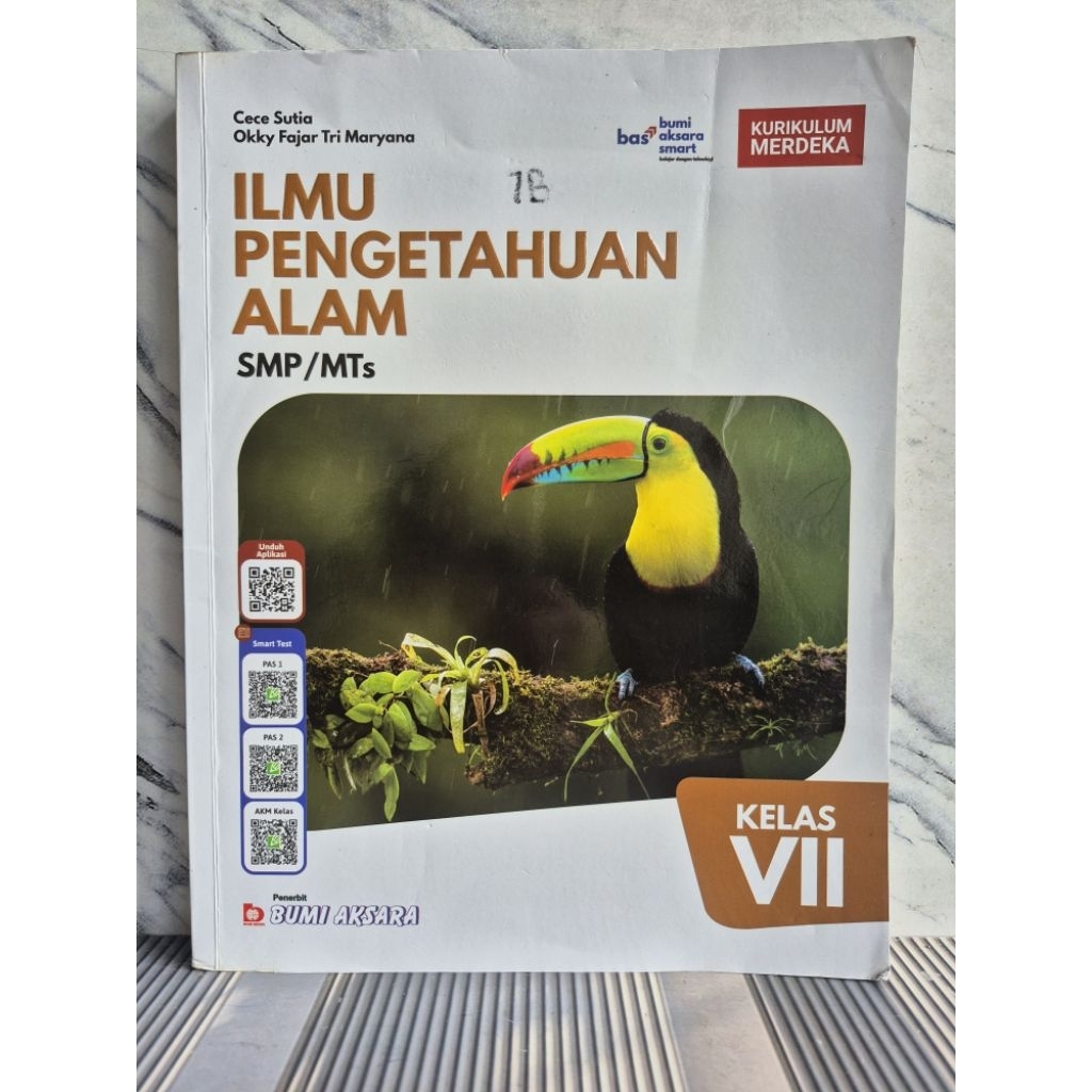 Buku Sekolah Ilmu Pengetahuan Alam untuk SMP Kelas 1 Bumi Aksara