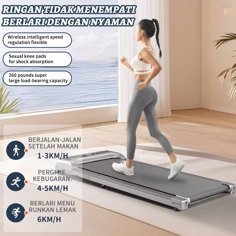 Treadmill Elektrik Peralatan Kebugaran Treadmill Pad Running Treadmill Lipat