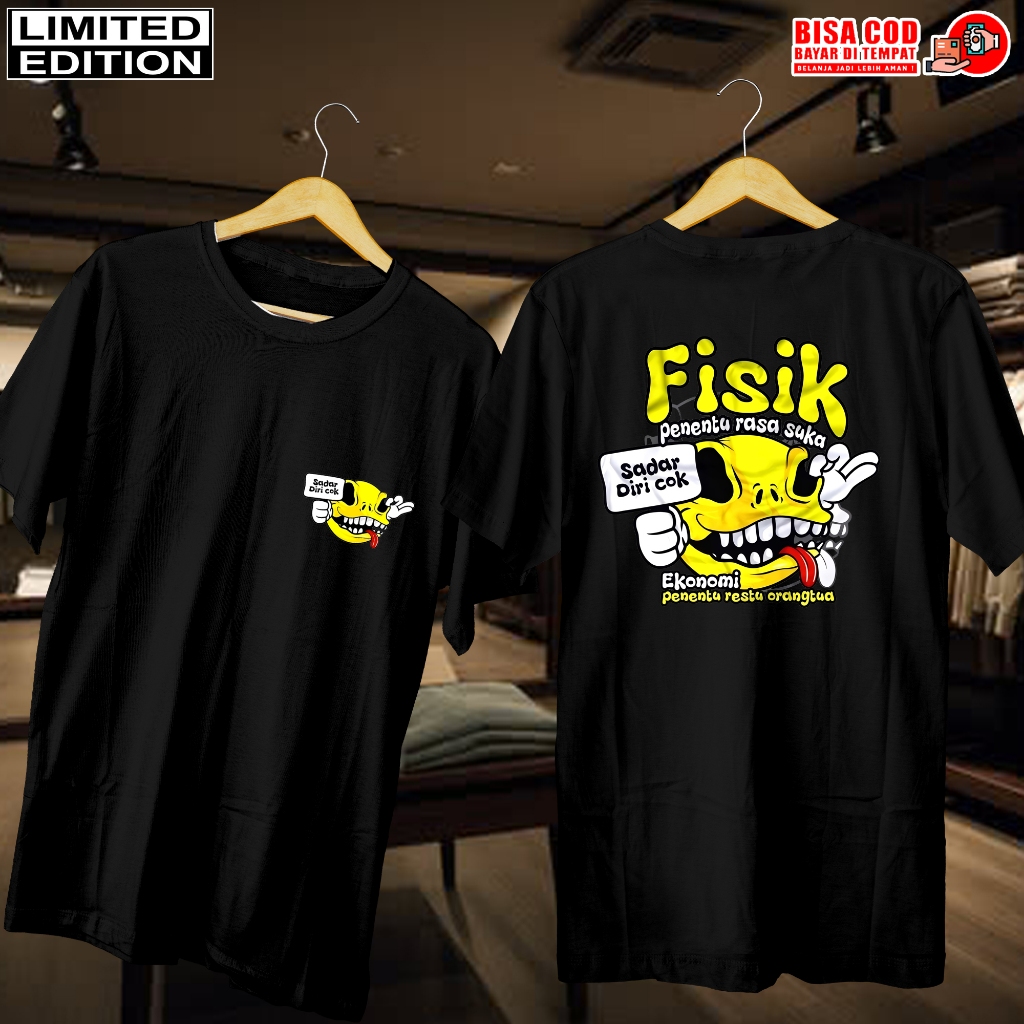KAOS DISTRO HITAM JEPANG | BAJU KAOS PRIA WANITA | KAOS JEPANG FISIK EMO KUNING| DISTRO KAOS PRIA WA