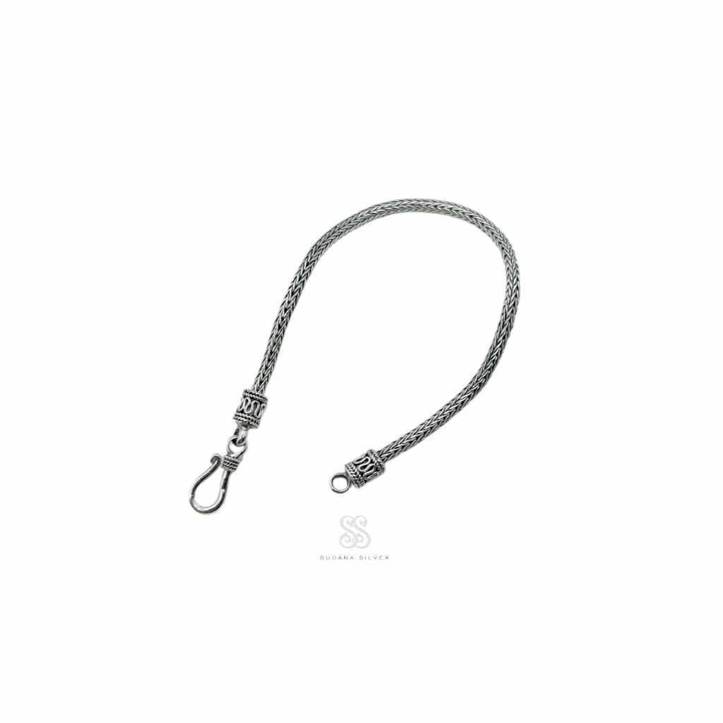 Rantai Gelang Tulang Naga Perak Silver 925 Bali