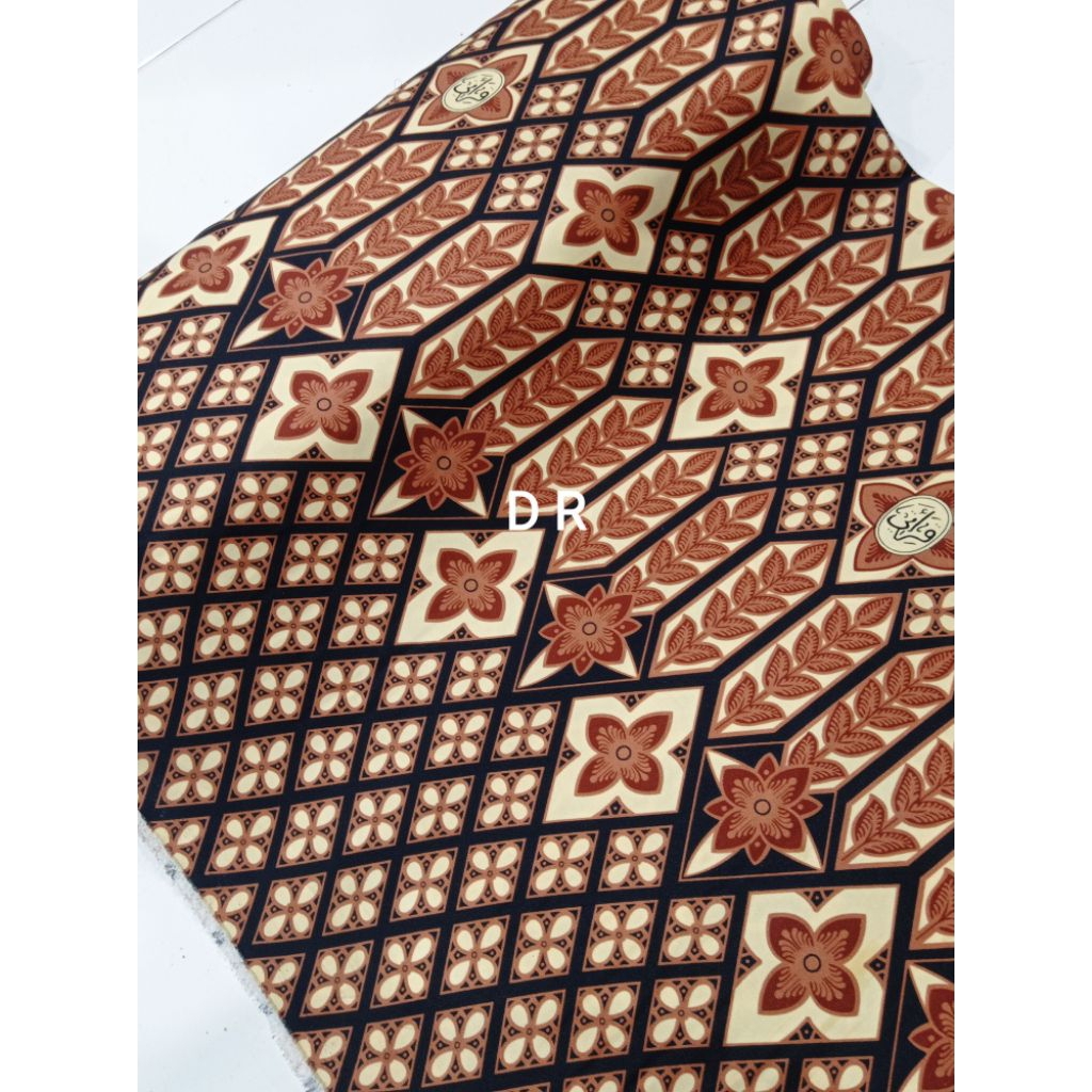 BAHAN KAIN BATIK SERAGAM GURU QIROATI NASIONAL ECERAN METERAN