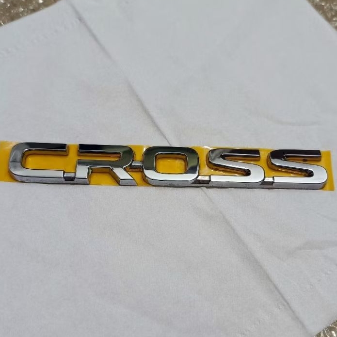 Emblem tulisan CROSS bagasi mitsubishi XPANDER CROSS original