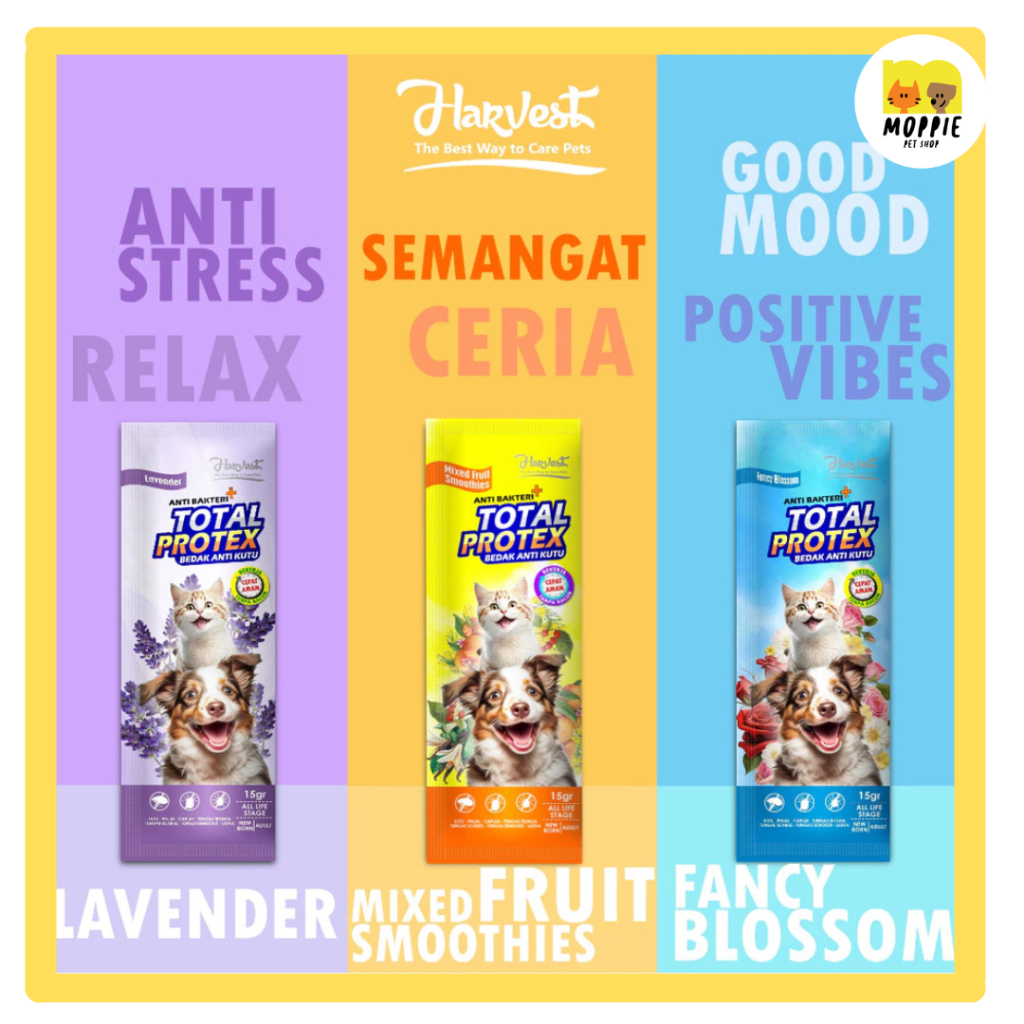 Total Protex Bedak Kutu 15 Gr Untuk Kucing Anjing Hewan Kecil Gatal Kutu