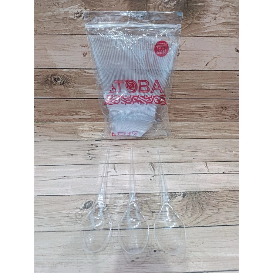 sendok plastik / sendok makan plastik / sendok makan / sendok makan putih susu