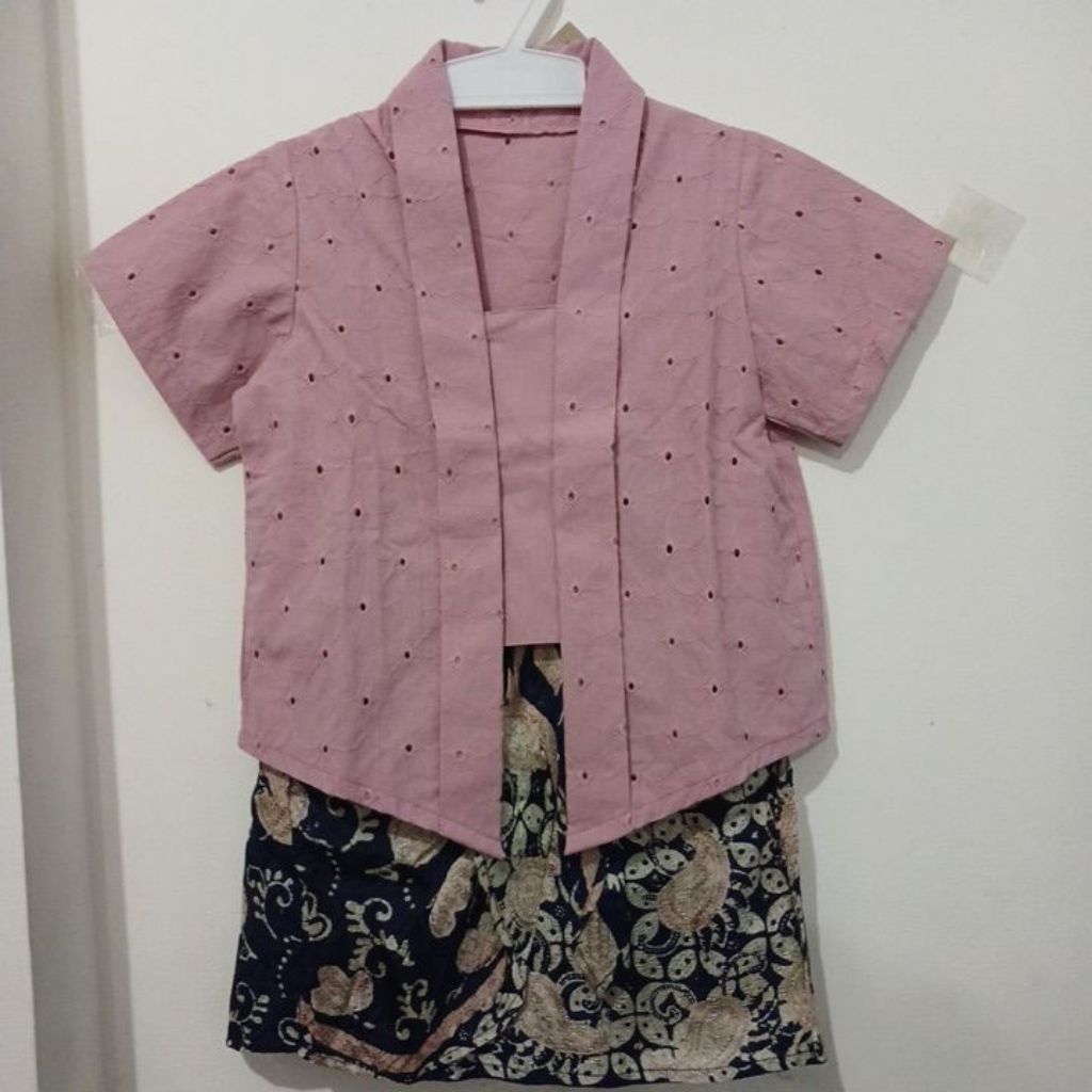 Pink Petals Raleena Kids Set Kebaya Anak - Zara Set
