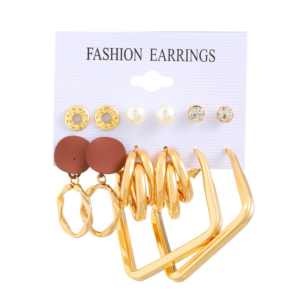 Jwelry JW 019 - anting satu set - aksesoris anting wanita - aksesoris korea