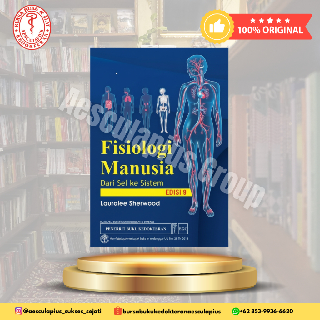 100% Asli Fisiologi Manusia Dari Sel Ke Sistem Sherwood/EGC