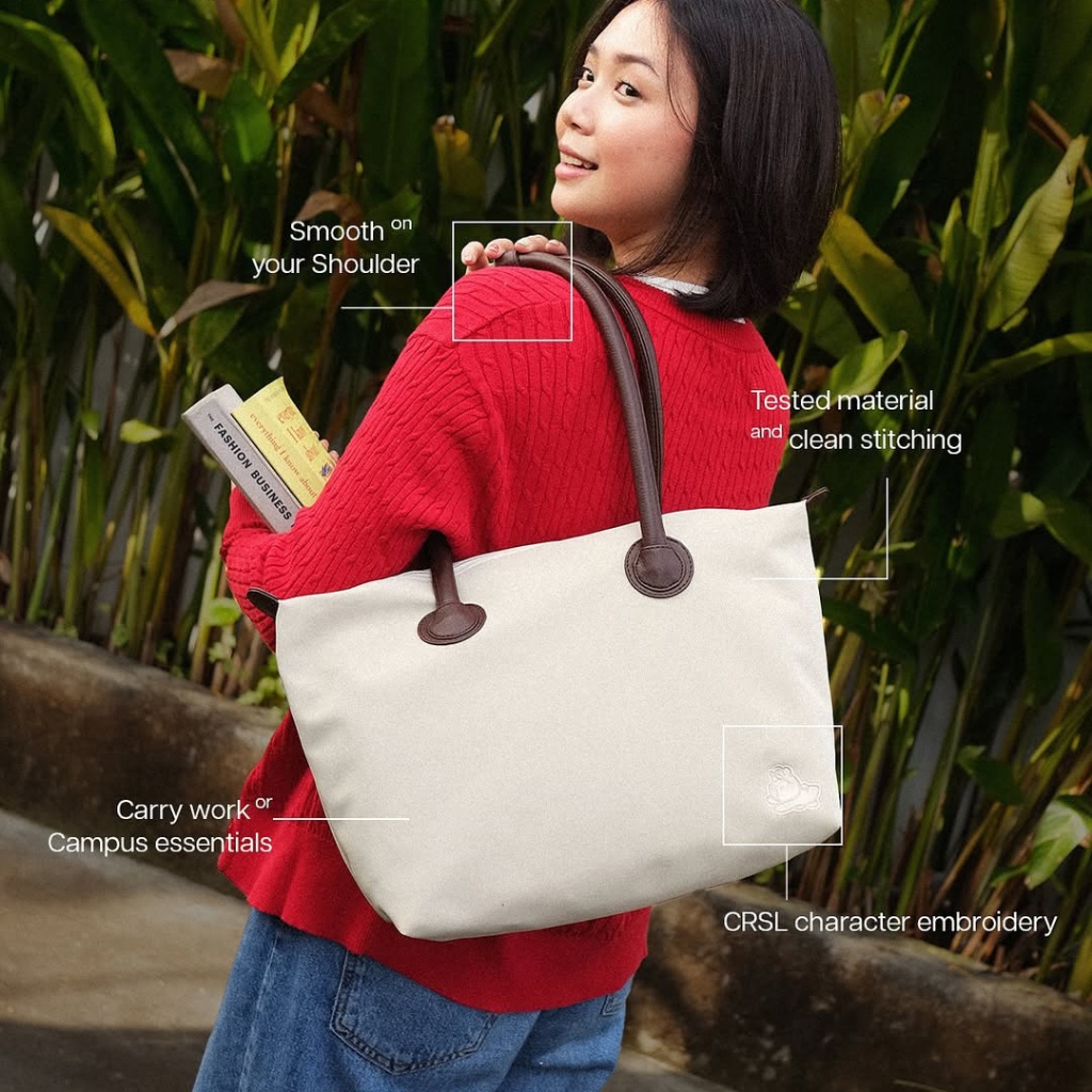 CRSL Mosko Totebag I Shoulder Bag I Tas Bahu Wanita | Tote bag Laptop