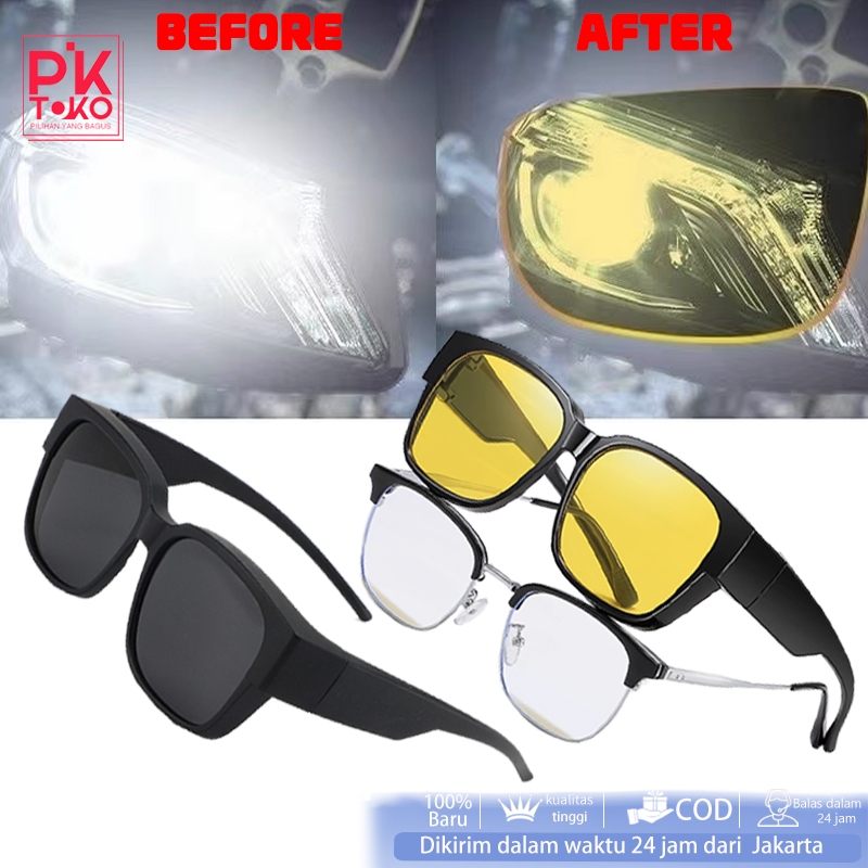Cover Kacamata Minus Kacamata Anti UV 400 Terpolarisasi Untuk Memancing Outdoor