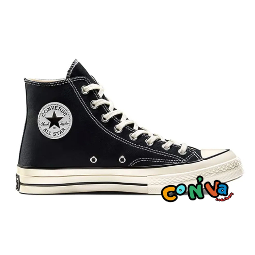 Chuck Taylor 70S All Star HI Black White Egret 162050C